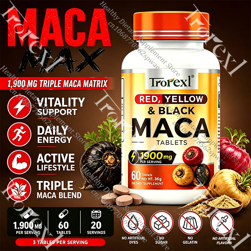 Ginger Tea - Comprimés de racine de maca naturelle