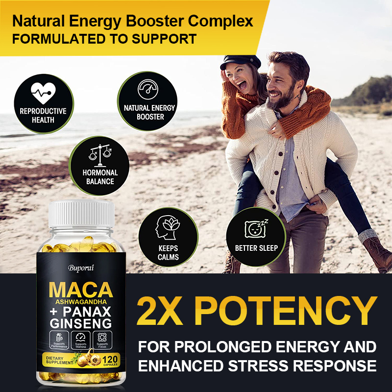 Maca, Panax Ginseng, supplémen - Ginger Tea avis et prix