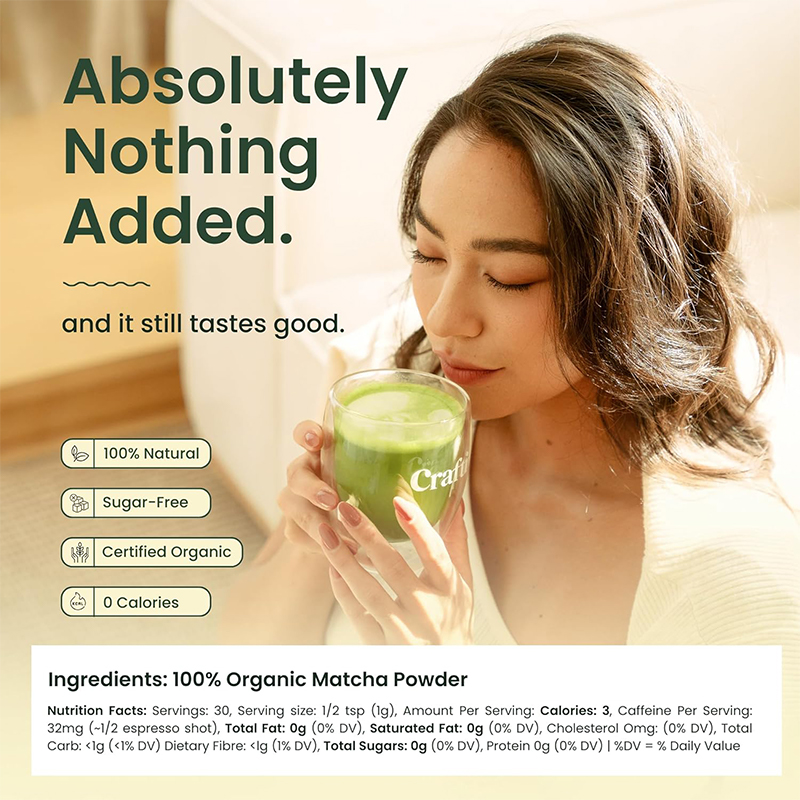 Poudre de matcha, stimulant én - Herbal Supplement avis et prix