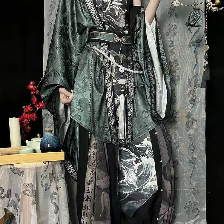 Ensemble Hanfu chinois style S - Echinacea avis et prix