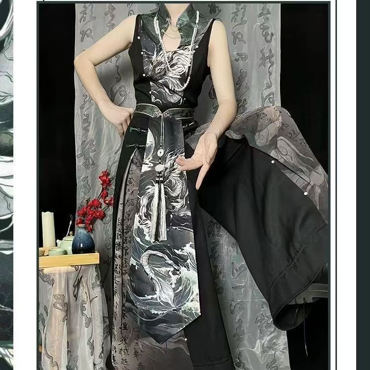 Ensemble Hanfu chinois style S - Echinacea avis et prix